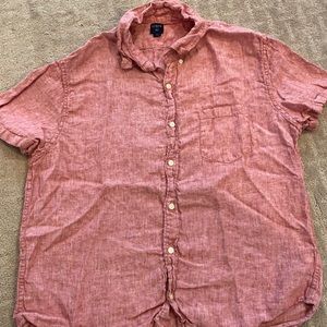 Men’s short sleeve button up